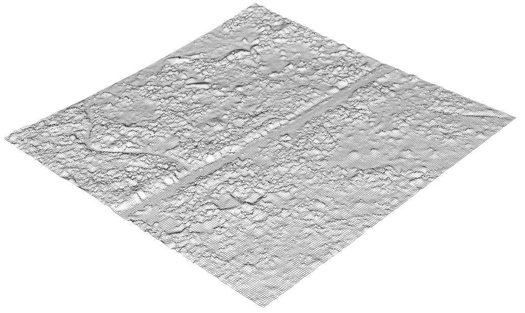 A digital elevation model (DEM) produced from LiDAR. (Du Toit, CC-BY-4.0).